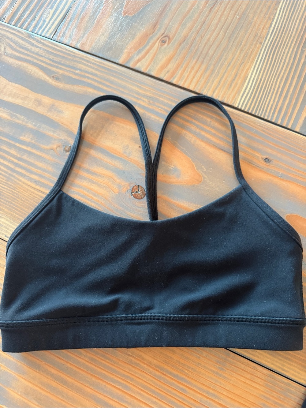 Lululemon Black Racerback Bralette - Picture 2 of 7